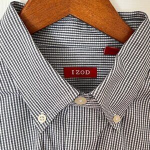 IZOD Mens casual button-down shirt Size: LT/GL-Like NEW!